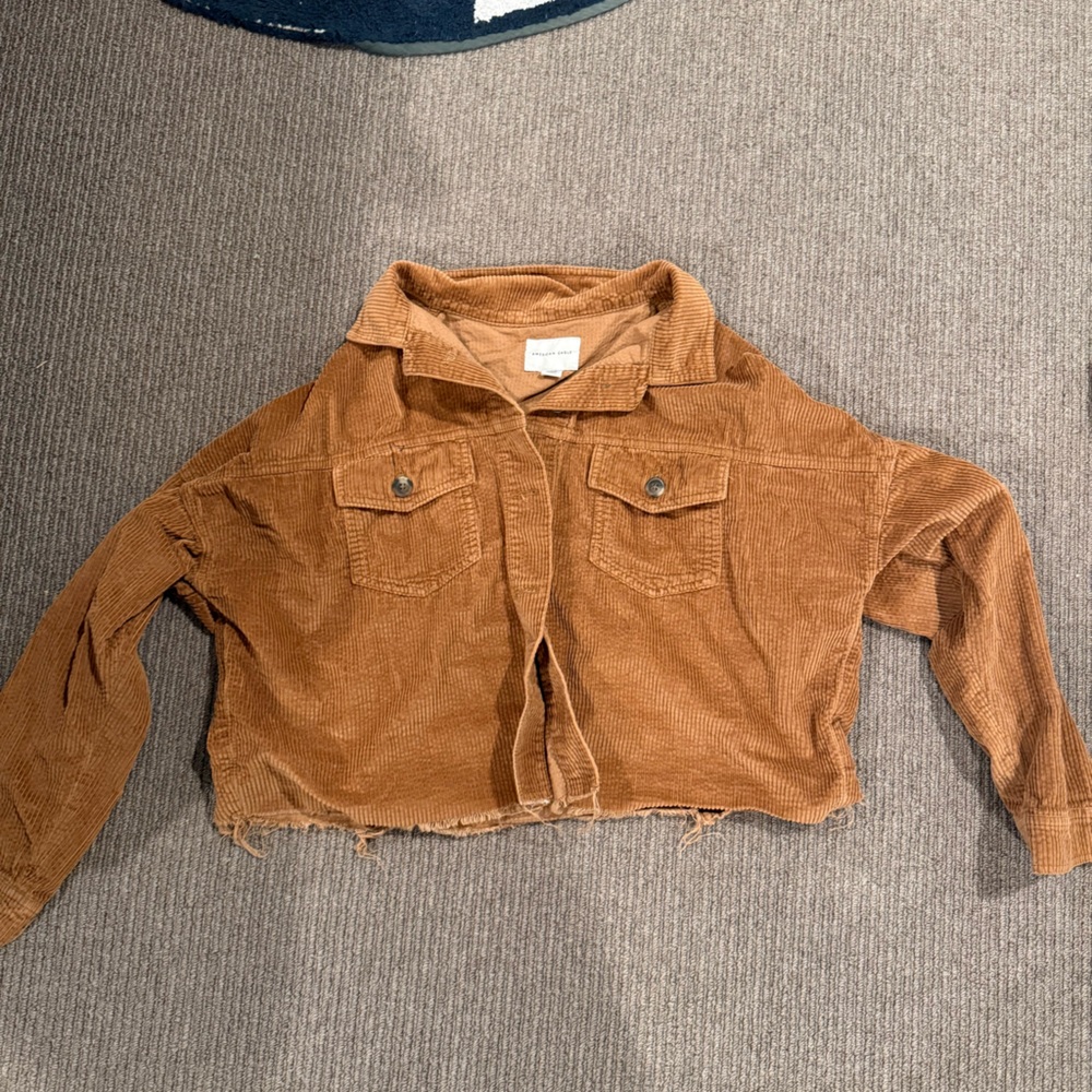 Brown corduroy American Eagle jacket - medium